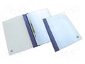 ESD; A4; PVC; blue,transparent; <10GΩ; Office supplies: folder EUROSTAT GROUP ERS-410930092