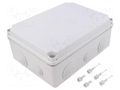 Enclosure: junction box; X: 185mm; Y: 245mm; Z: 95mm; IP66,IP67 PCE EV-231