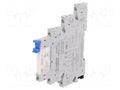 Relay: interface; SPDT; Ucoil: 230VAC; for DIN rail mounting CABUR CWRE7-0847