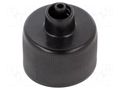 Cap for dispensing bottle; black; Mounting: Luer Lock FISNAR FIS-EALLC24