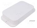 Enclosure: with panel; with fixing lugs; PFF; X: 120.4mm; Z: 35mm TAKACHI TKC-PFF18-4-12W
