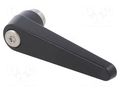 Lever; adjustable; Lever length: 62mm; Slider height: 45mm ELESA+GANTER GN101.1-18-M8-SW