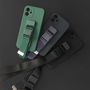 Rope Case Silicone Lanyard Cover Purse Lanyard Strap For Samsung Galaxy A23 Black, Hurtel 5907769340833 5907769340833