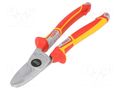 Cutters; for cutting copper and aluminium cables; 210mm NWS NW043-49VDE-210
