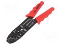 Tool: multifunction wire stripper and crimp tool; 1.5÷6mm2 NWS NW1490-62-215