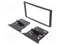 Radio frame; Kia; 2 DIN; black METRA RAM-40.809
