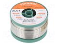 Tin; lead free; Sn99,3Cu0,7; 2mm; 250g; reel; 3.5%; Flux: SW26; ALU1 STANNOL S99C1ALU1/2.0/250
