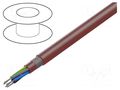 Wire; SiHF-C-Si; 5G2.5mm2; Cu; stranded; silicone; brown-red HELUKABEL SIHF-C-SI-5G2.5
