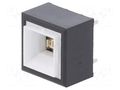 Switch: push-button; Pos: 2; DPDT; 5A/250VAC; 5A/30VDC; ON-(ON) NKK SWITCHES UB25RKW035D