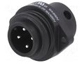 Connector: circular; 600V; 16A; PIN: 4; socket; male; screw terminal BINDER 09-4223-00-04