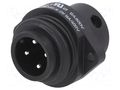 Connector: circular; 600V; 16A; PIN: 4; socket; male; screw terminal BINDER 09-4223-00-04