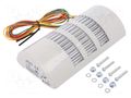 Signalling column; red/amber/green; LED; 24VDC; 24VAC; IP65; WEP PATLITE WEP-302-RYG