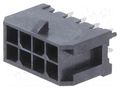 Connector: wire-board; socket; male; Minitek® Pwr 3.0; 3mm; PIN: 8 AMPHENOL COMMUNICATIONS SOLUTIONS 10127721-081GLF