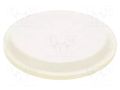 Self-adhesive foot; Ø: 12.7mm; H: 1.5mm; transparent; polyurethane KEYSTONE KEYS781-C