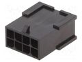 Connector: wire-board; plug; male; Minitek® Pwr 3.0; 3mm; PIN: 8 AMPHENOL COMMUNICATIONS SOLUTIONS 10127717-08LF