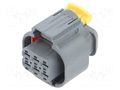 Connector: automotive; plug; female; MCP 2.8; for cable; PIN: 6 TE Connectivity 1745078-1