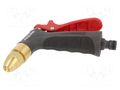 Adjustable sprinkler; ABS,brass; pistol PROLINE PRE-99375