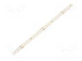 LED tape; white cold; 2835; LED/m: 144; 8mm; white PCB; IP20; 6W/m WISVA OPTOELECTRONICS HH-50KWG-2835GWNA