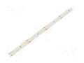LED tape; white cold; 2835; LED/m: 180; 10mm; white PCB; IP20; 8W/m WISVA OPTOELECTRONICS HH-50KXI-2835GWNA