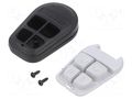 Enclosure: for remote controller; IP20; X: 36mm; Y: 58mm; Z: 13mm MASZCZYK P-31BK/WH