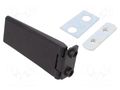 Hinge; Width: 63mm; zinc alloy; black; H: 33mm RST ROZTOCZE 3.ZN3.001