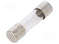 Fuse: fuse; 63mA; 250VAC; time-lag; cylindrical,glass; 5x20mm; 5ST BEL FUSE 5ST-63-R