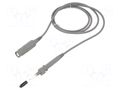 Probe: for oscilloscope; 0÷500MHz; 10: 1; 0.9ns; 10÷25pF; grey; 1.2m STÄUBLI 68.9366-12028