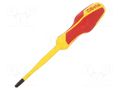 Screwdriver; insulated; PlusMinus PH-type; PH2/SL BETA BE1275MQ/C-PH2-LP
