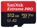 Memory card; Extreme Pro,A2 Specification; microSDXC; R: 200MB/s SANDISK SDSQXCD-512G-GN6MA