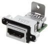 HDMI TYP A CONN, R/A RCPT, 19POS, TH MHDRA311M01