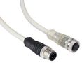 SENSOR CORD, 4P M12 RCPT-M12 PLUG, 23.6" PXPPNP12FBF04AFI006PUR.