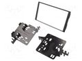 Radio frame; Hyundai,Kia; 2 DIN; black METRA RAM-40.754