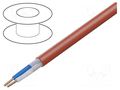 Wire: control cable; HTKSH; 1x2x1.8mm; Insulation: LSZH; Core: Cu BITNER BITNER-B10011