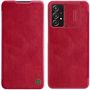 Nillkin Qin leather holster case for Samsung Galaxy A73 red, Nillkin 6902048237674 6902048237674