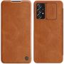 Nillkin Qin leather holster case for Samsung Galaxy A73 brown, Nillkin 6902048237681 6902048237681