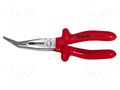 Pliers; insulated,curved,universal,elongated; 200mm BERNSTEIN BRN-13-208-VDE