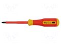 Screwdriver: insulated; slim; PlusMinus PZ-type; PZ/S2 BERNSTEIN BRN-14-696-VDE