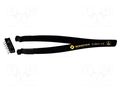 Tweezers; Blade tip shape: shovel; Tweezers len: 125mm; ESD BERNSTEIN BRN-2-601-13
