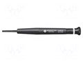 Screwdriver; precision; slot; 2x0.4mm; Blade length: 17mm BERNSTEIN BRN-4-380-20