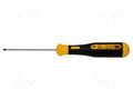 Screwdriver; slot; 2,5x0,4mm; POWERline; Blade length: 75mm BERNSTEIN BRN-4-521