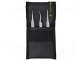 Tweezers-set; for precision works; 3pcs. BERNSTEIN BRN-5-030-A