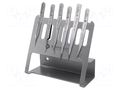 Tweezers-set; for precision works; 6pcs. BERNSTEIN BRN-5-050-AV