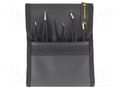 Tweezers-set; for precision works; ESD; 6pcs. BERNSTEIN BRN-5-060-A