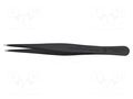 Tweezers; Blade tip shape: round; Tweezers len: 120mm; ESD BERNSTEIN BRN-5-064-13