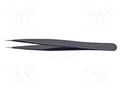 Tweezers; Blade tip shape: sharp; Tweezers len: 110mm; ESD BERNSTEIN BRN-5-072-UF-13