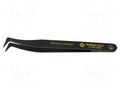 Tweezers; Blade tip shape: rounded; Tweezers len: 120mm; ESD BERNSTEIN BRN-5-194
