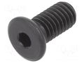 Screw; M6x12; 1; Head: cheese head; hex key; HEX 3mm; steel BOSSARD B6X12/BN1206