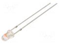 LED; green/pink; 3mm; 30°; Front: convex; 3.1÷3.6VDC; No.of term: 2 OPTOSUPPLY OSPKD23131A