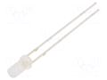 LED; yellow; 3mm; 68÷100mcd; 140°; Front: flat; 1.8÷2.6VDC OPTOSUPPLY OSY5JA3NE2A