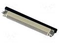 Connector; PIN: 40; ZIF FFC; 0.5mm; Type: top contacts Riverdi ZIF0540UH